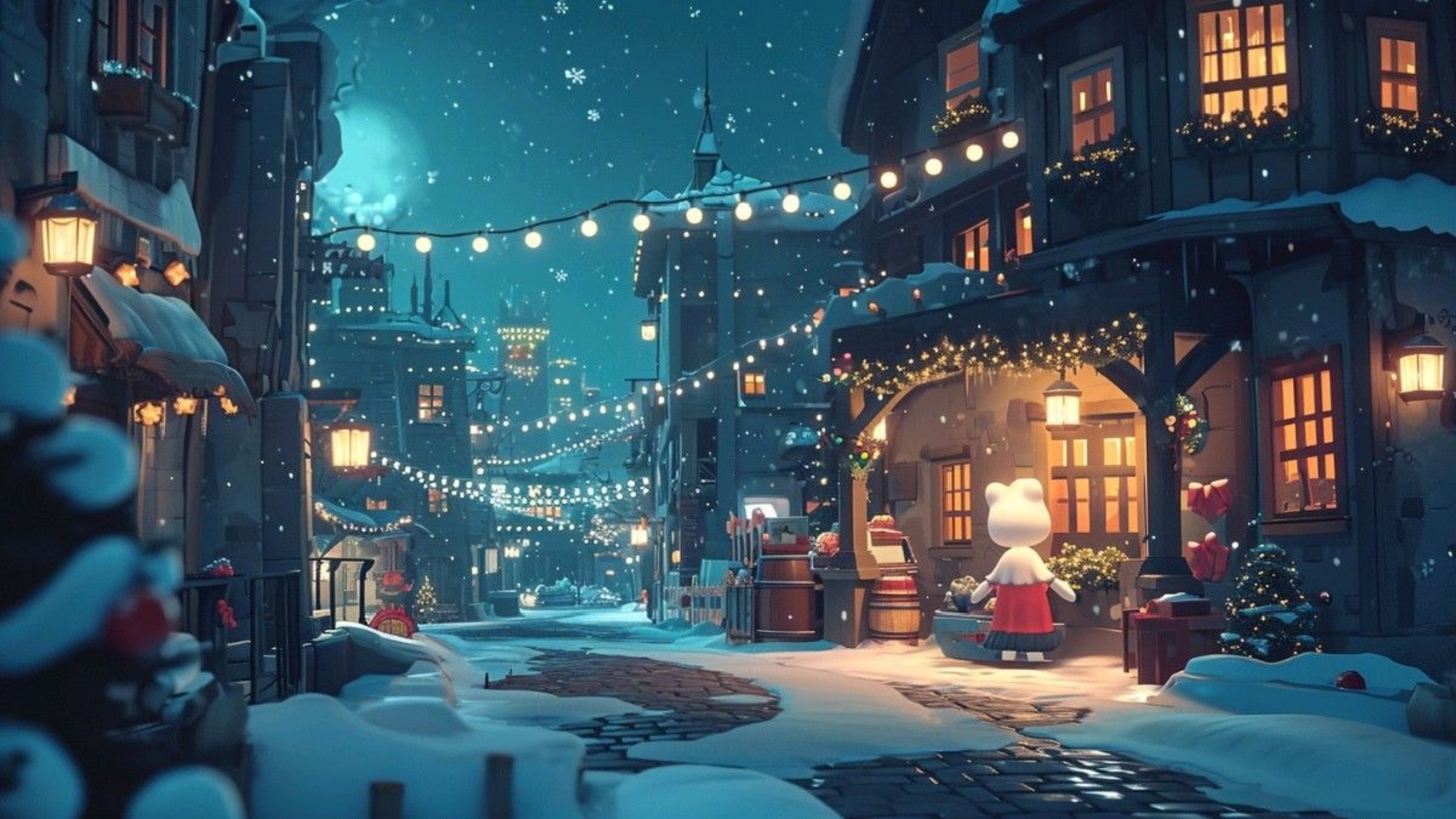 H&igrave;nh nền gi&aacute;ng sinh đẹp cho m&aacute;y t&iacute;nh, laptop 4K 8