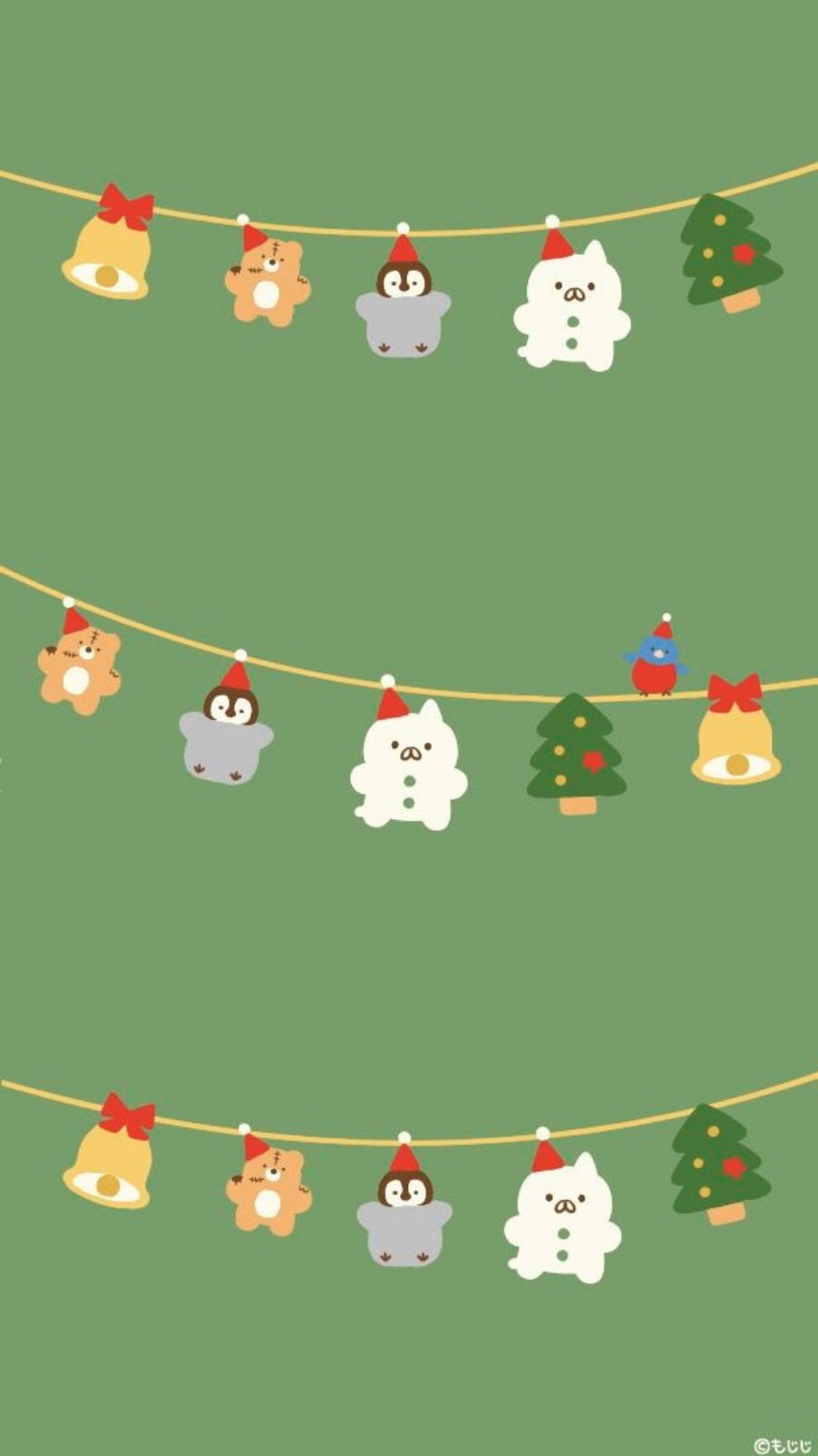 H&igrave;nh nền Gi&aacute;ng sinh cute cho điện thoại 19