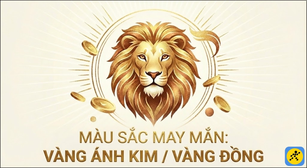 Màu Vàng ánh kim hay vàng đồng là màu của vương quyền, sự giàu sang và quyền lực