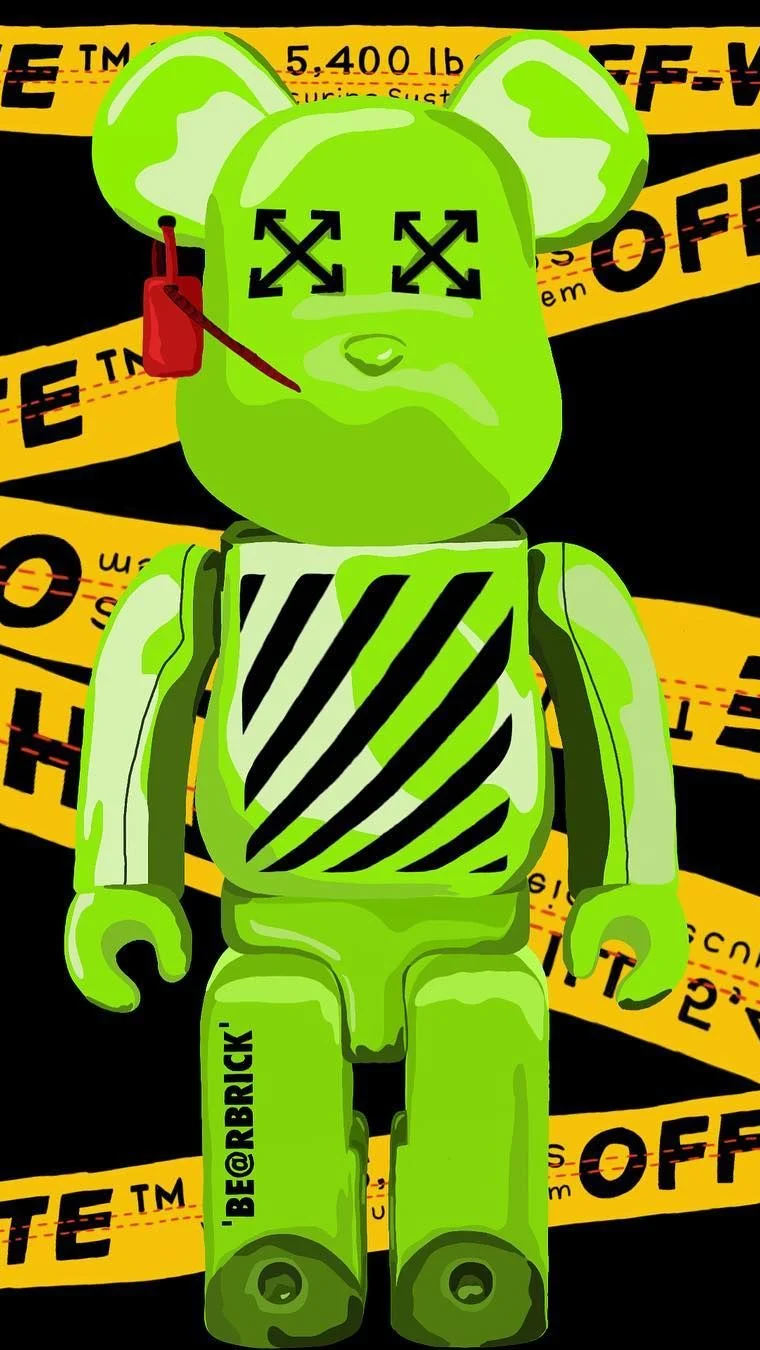 Hình nền Bearbrick thời thượng cho điện thoại Hình nền Bearbrick thời thượng cho điện thoại