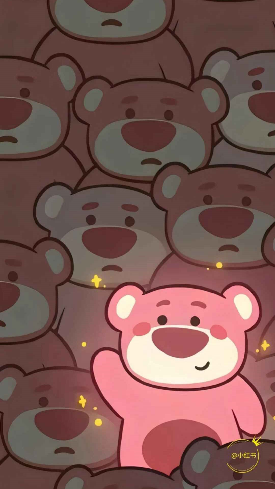 Hình nền gấu dâu Lotso cute lạc lối Hình nền gấu dâu Lotso cute lạc lối