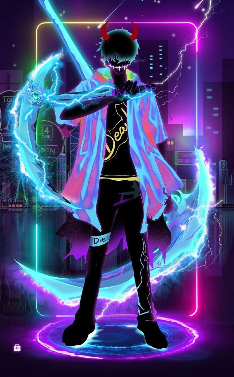 Hình nền điện thoại ngầu chất với hiệu ứng Neon Hình nền điện thoại ngầu chất với hiệu ứng Neon