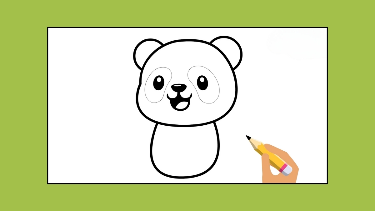 Vẽ thân con gấu