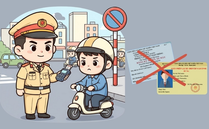 Không mang theo đủ giấy tờ khi sử dụng xe điện, bạn có thể sẽ bị xử phạt theo quy định