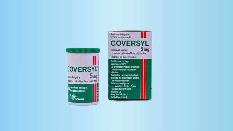 Tương t&aacute;c thuốc của thuốc Coversyl 5mg