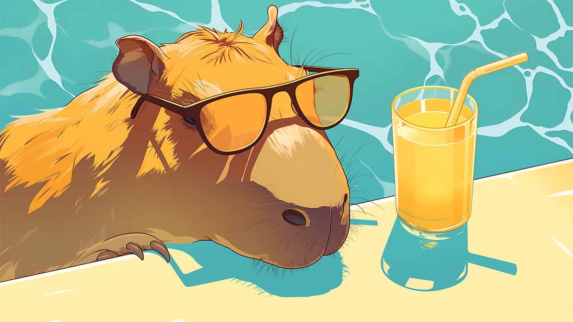 Giao diện máy tính trở nên vui nhộn với Capybara