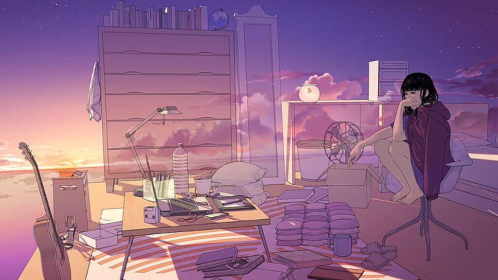 Hình nền phong cách Lofi giúp mắt thư giãn hơn