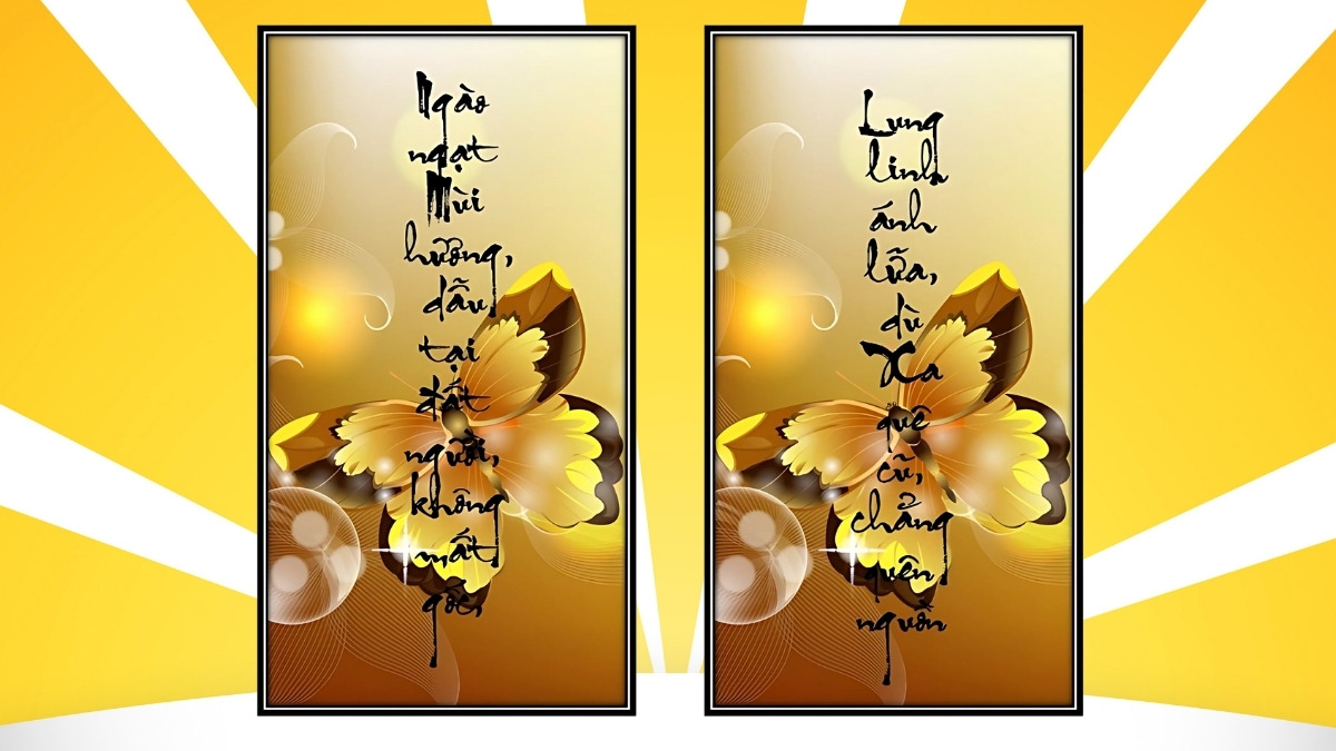 Background Tết chủ đề câu đối