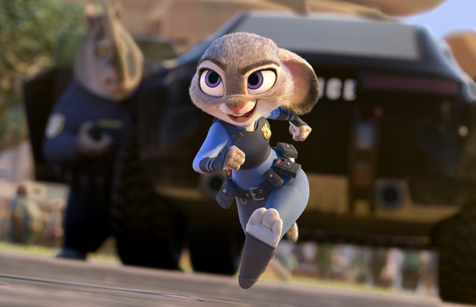 Sự đáng yêu của Judy Hopps làm bừng sáng màn hình điện thoại