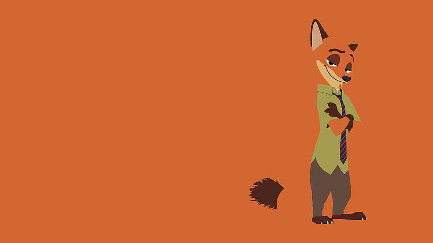 Vẻ ngoài lãng tử của Nick Wilde trong hình nền điện thoại