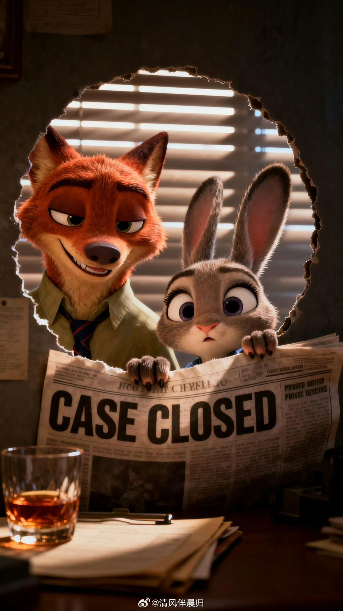 Hình nền điện thoại cặp đôi Nick và Judy siêu ngọt ngào