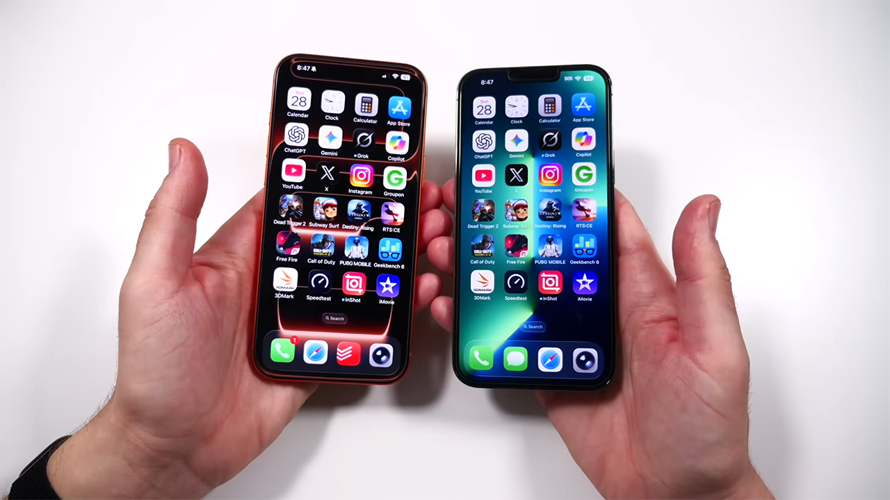 So sánh iPhone 17 Pro Max và 13 Pro Max So sánh iPhone 17 Pro Max và 13 Pro Max