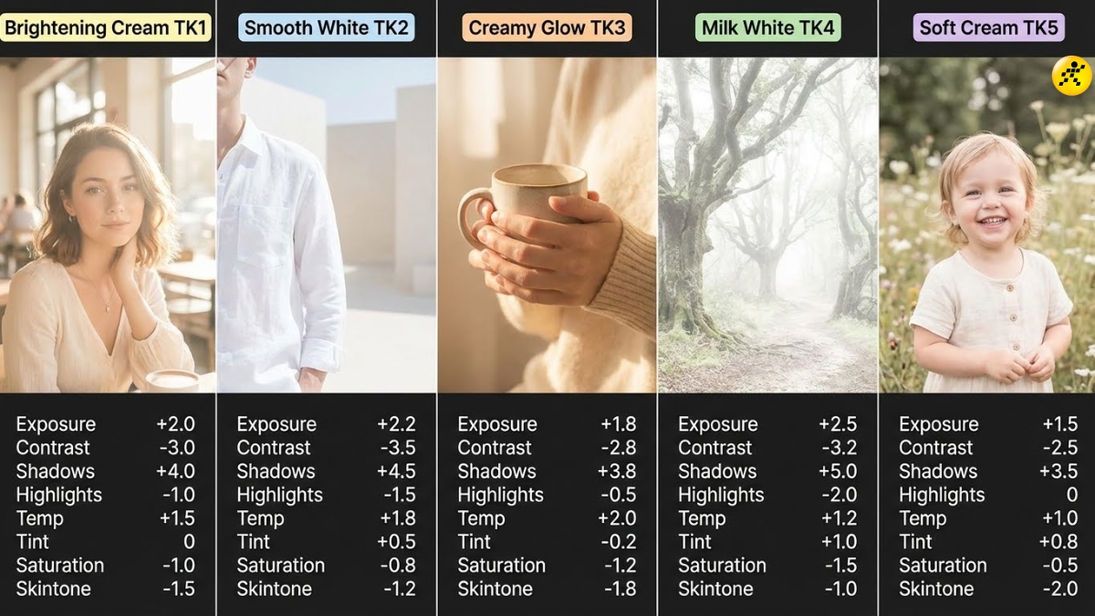 Trắng Kem (Bright Creamy)