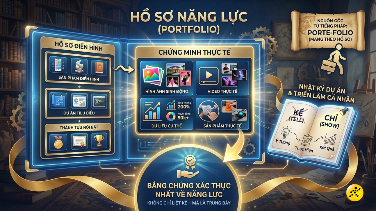 Portfolio l&agrave; một 