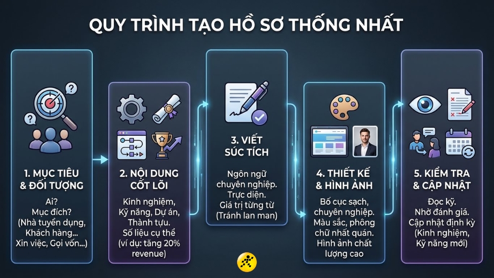 C&aacute;ch tạo Profile chuy&ecirc;n nghiệp