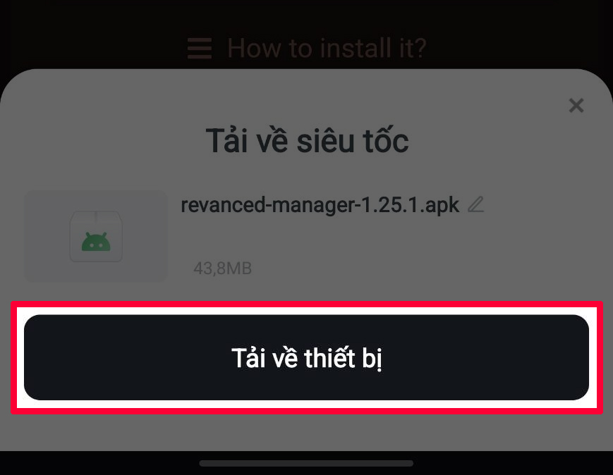 Cách Tải Youtube Revanced 20.14.43