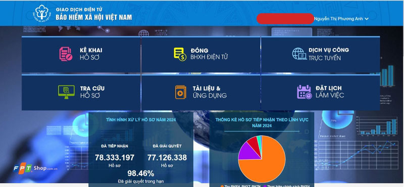 Đăng nhập thành công, thoải mái tra cứu và sử dụng các tiện ích VssID ngay trên máy tính Đăng nhập thành công, thoải mái tra cứu và sử dụng các tiện ích VssID ngay trên máy tính