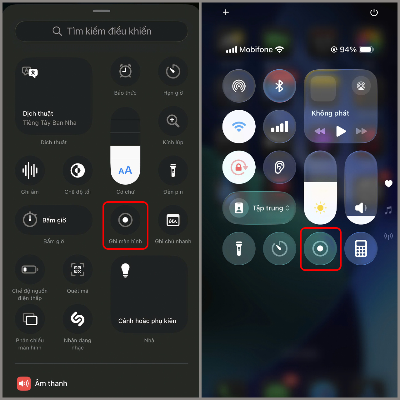 Cách quay màn hình iPhone có tiếng Cách quay màn hình iPhone có tiếng