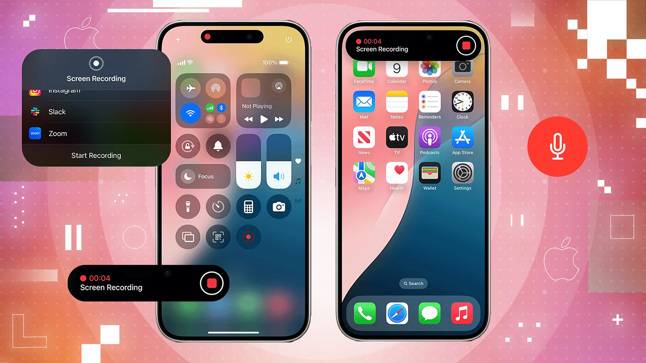 Cách quay màn hình iPhone có tiếng Cách quay màn hình iPhone có tiếng