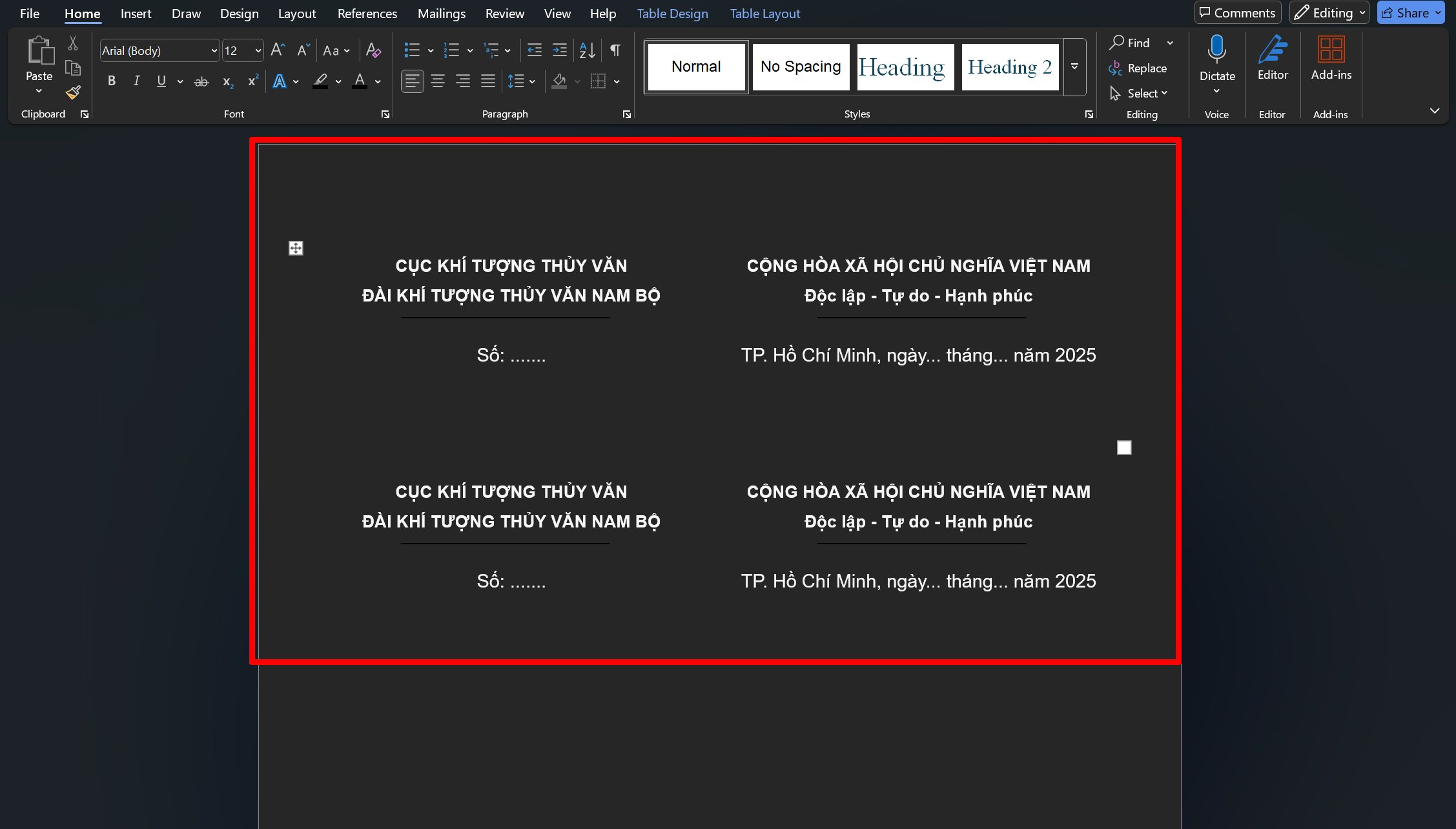 Cách Viết Quốc Hiệu Tiêu Ngữ Trong Word