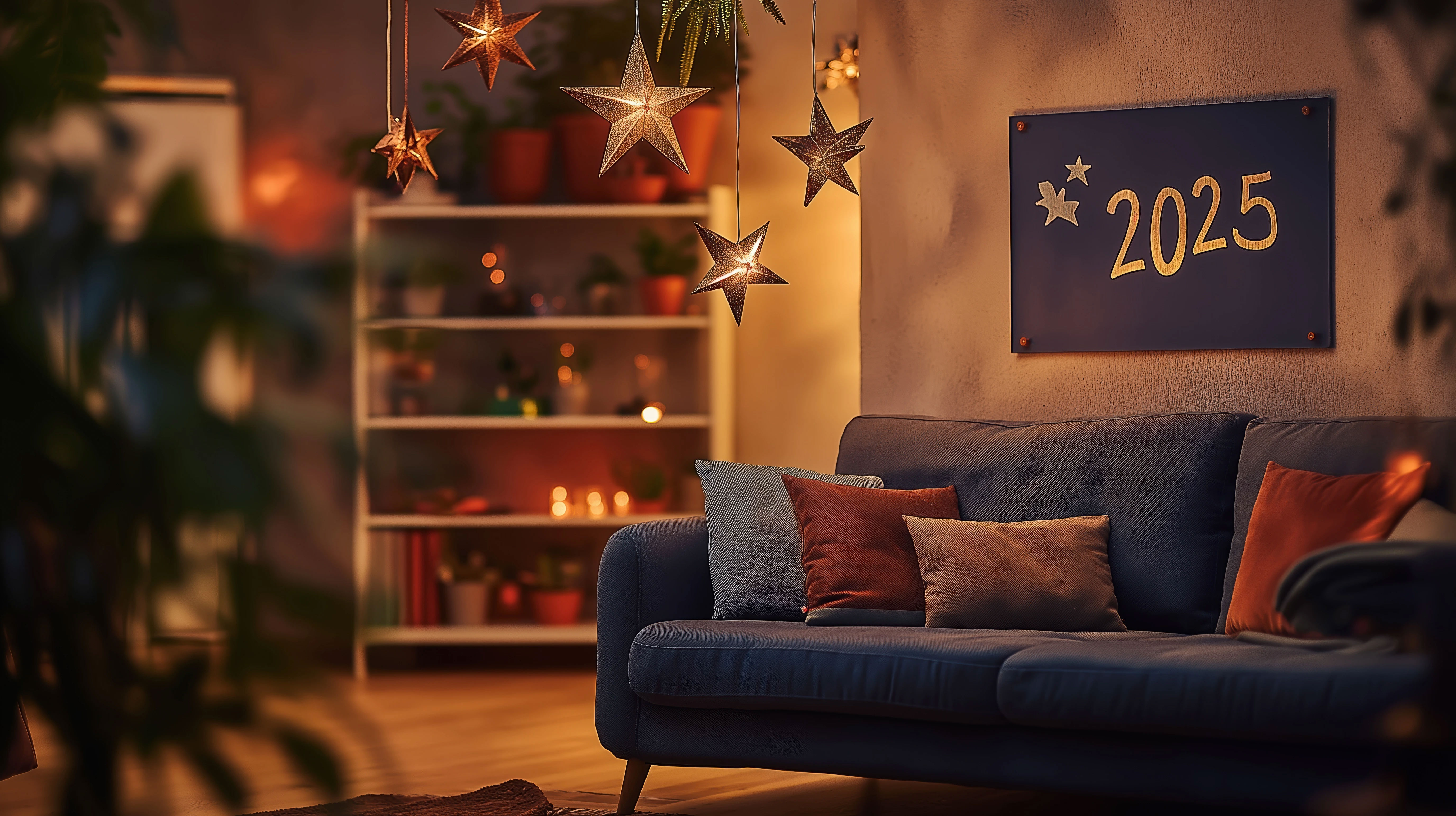 Hình ảnh Giáng sinh 2025 mang màu sắc truyền thống ấm áp