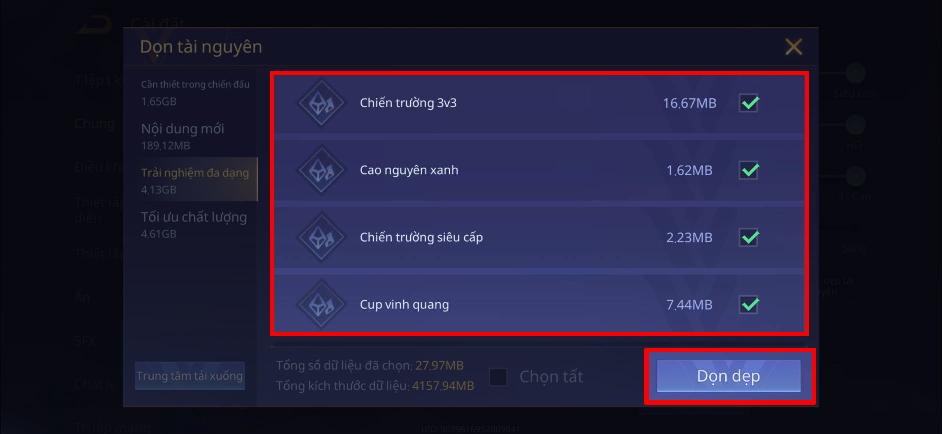 Cách Giảm Dung Lượng Liên Quân Mobile