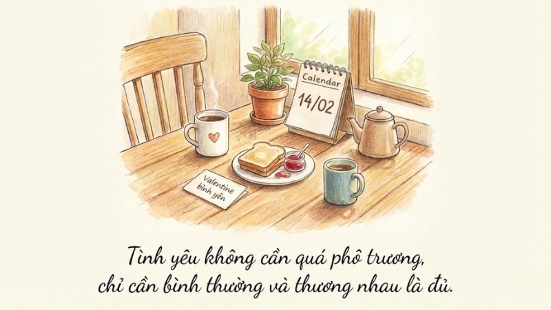 STT, cap hay ng&agrave;y Valentine