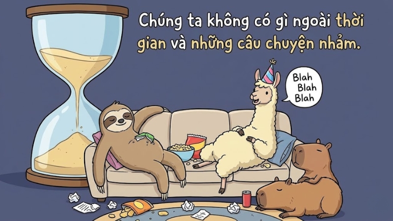 Cap hay h&agrave;i hước, troll bạn b&egrave;