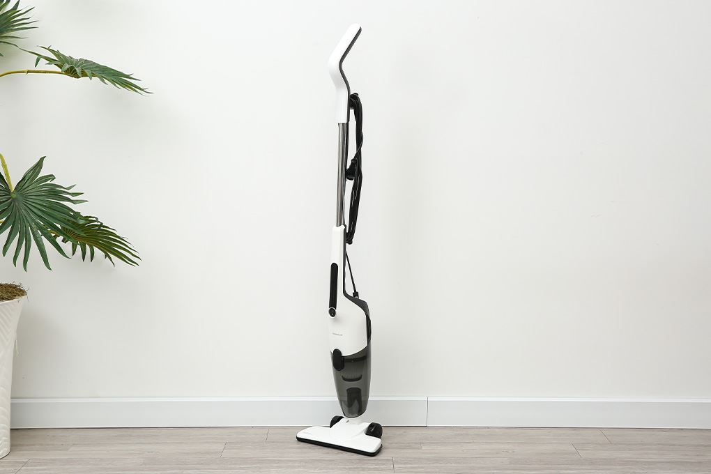 Máy hút bụi cầm tay Deerma DX120C kích thước gọn nhẹ, làm sạch hiệu quả không gian