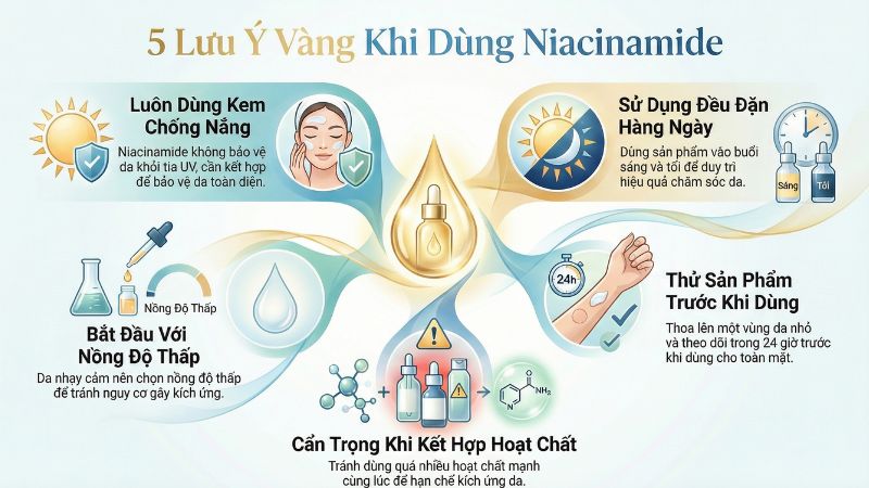 Những lưu ý quan trọng khi dùng Niacinamide Những lưu ý quan trọng khi dùng Niacinamide