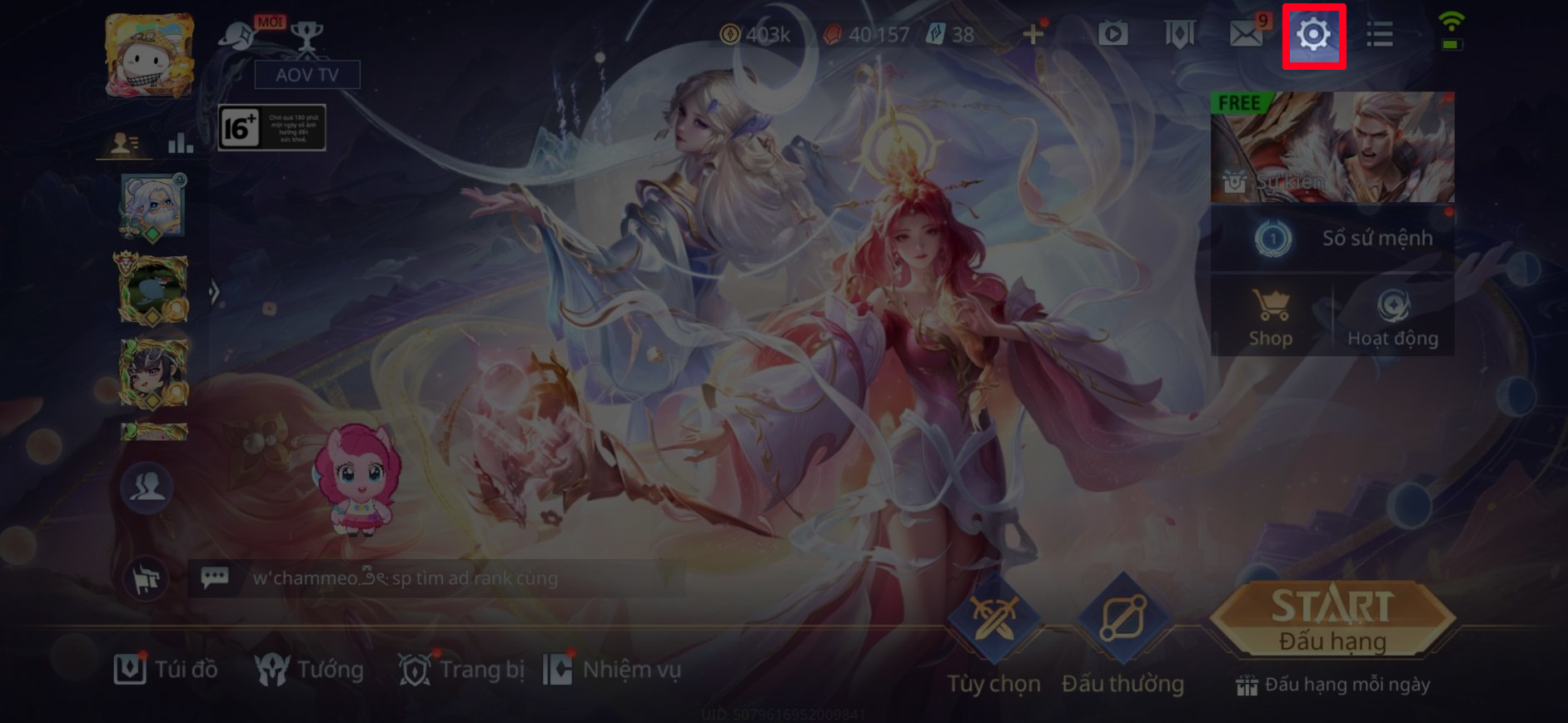 Cách khắc phục lỗi văng game Liên Quân Mobile Cách khắc phục lỗi văng game Liên Quân Mobile