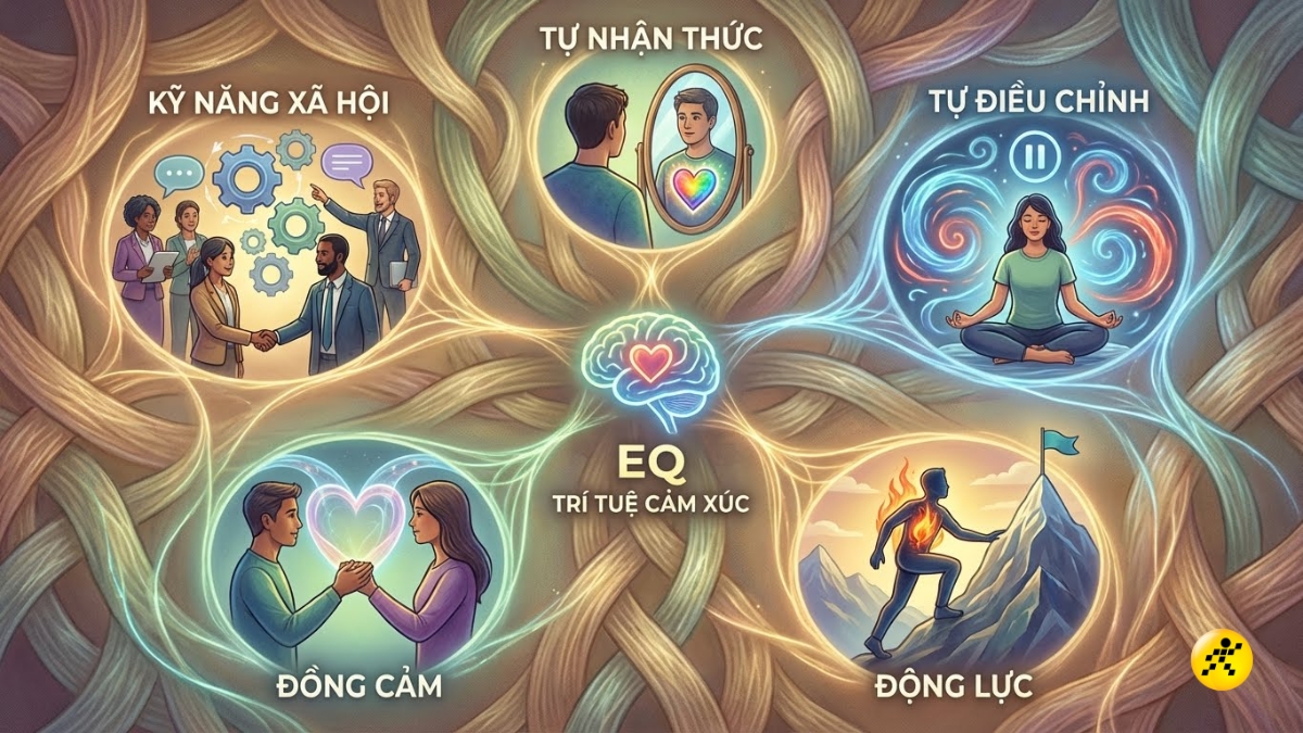 5 yếu tố cốt l&otilde;i của tr&iacute; tuệ cảm x&uacute;c