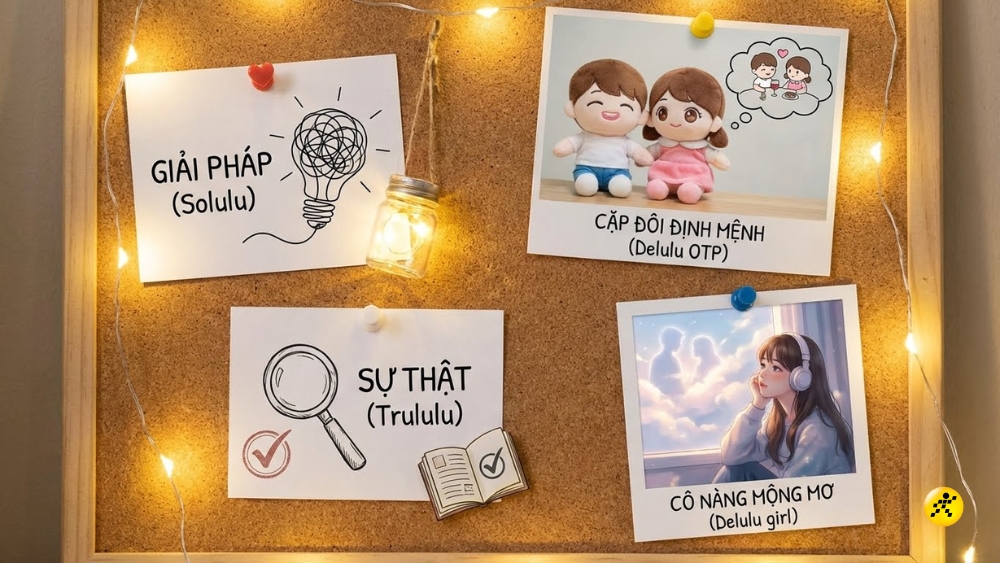 C&aacute;c thuật ngữ trong "hệ sinh th&aacute;i Delulu"
