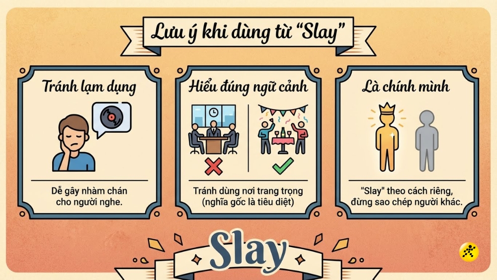 Lưu &yacute; quan trọng khi sử dụng từ 