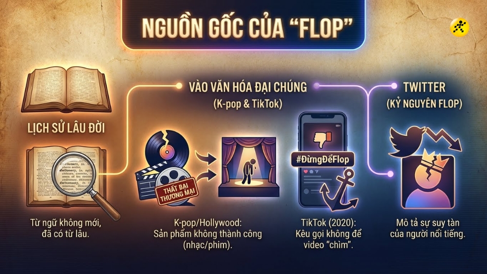 Nguồn gốc của thuật ngữ Flop