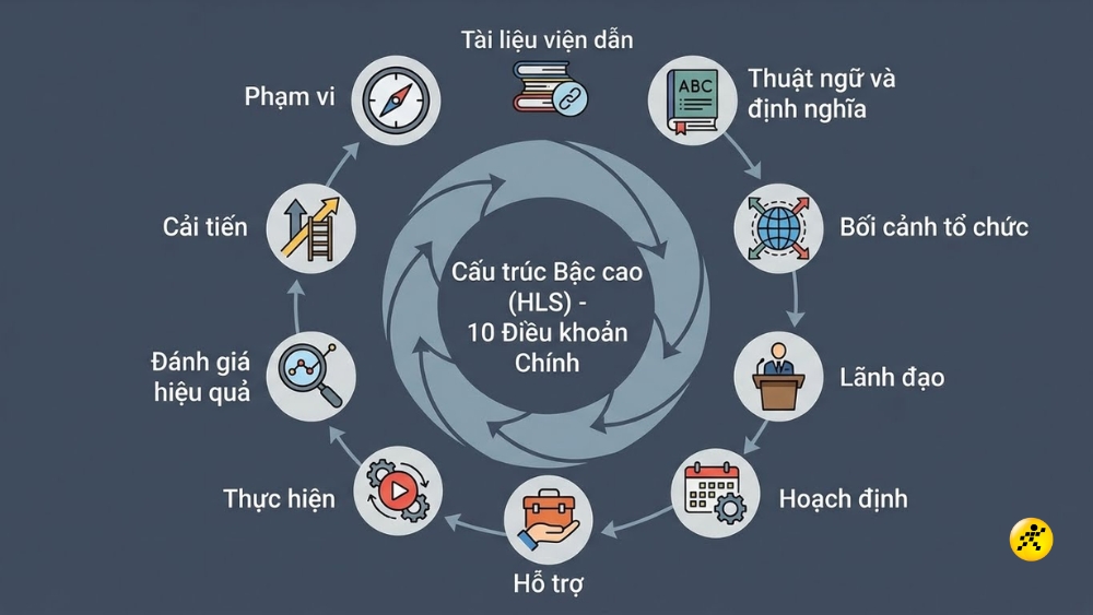 Cấu tr&uacute;c 10 điều khoản của HLS