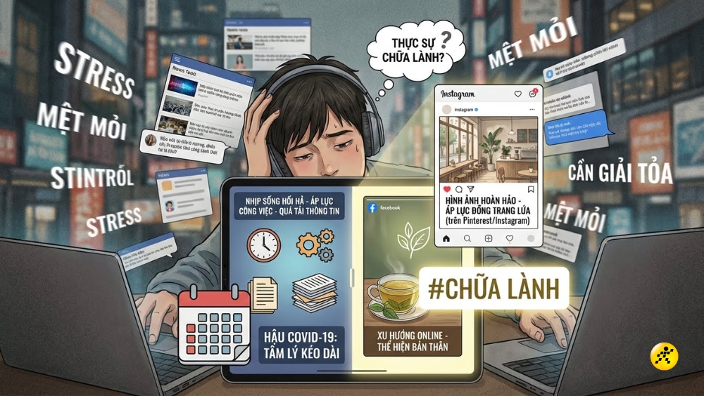 Nguyên nhân chữa lành trở thành trào lưu Nguyên nhân chữa lành trở thành trào lưu