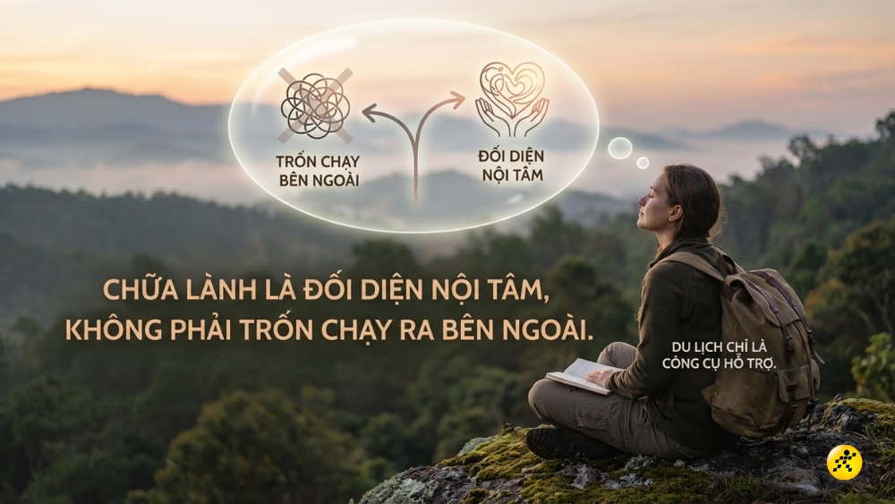 Chữa lành là quá trình đối mặt và xử lý tổn thương từ bên trong Chữa lành là quá trình đối mặt và xử lý tổn thương từ bên trong