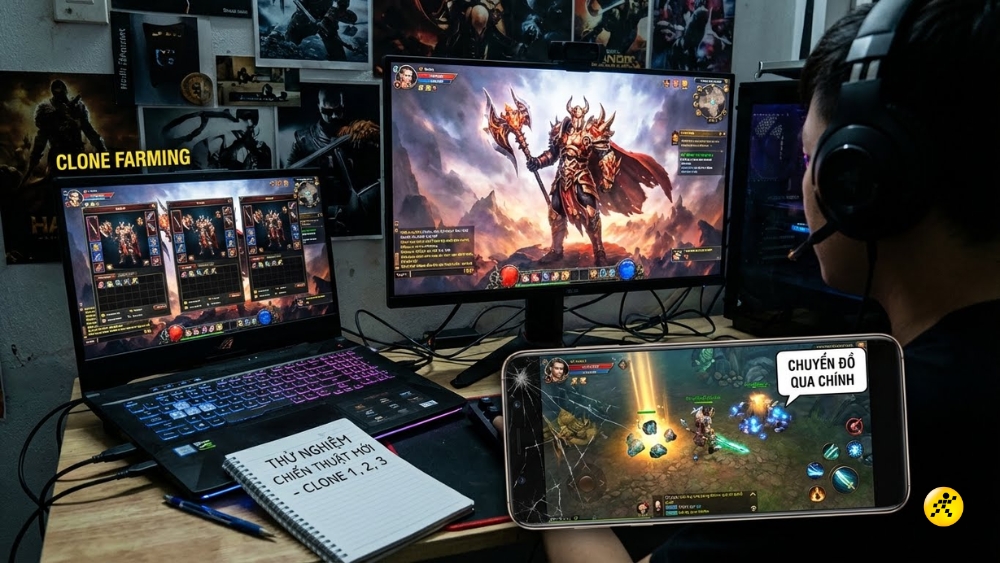 Sử dụng Acc clone để chơi game online