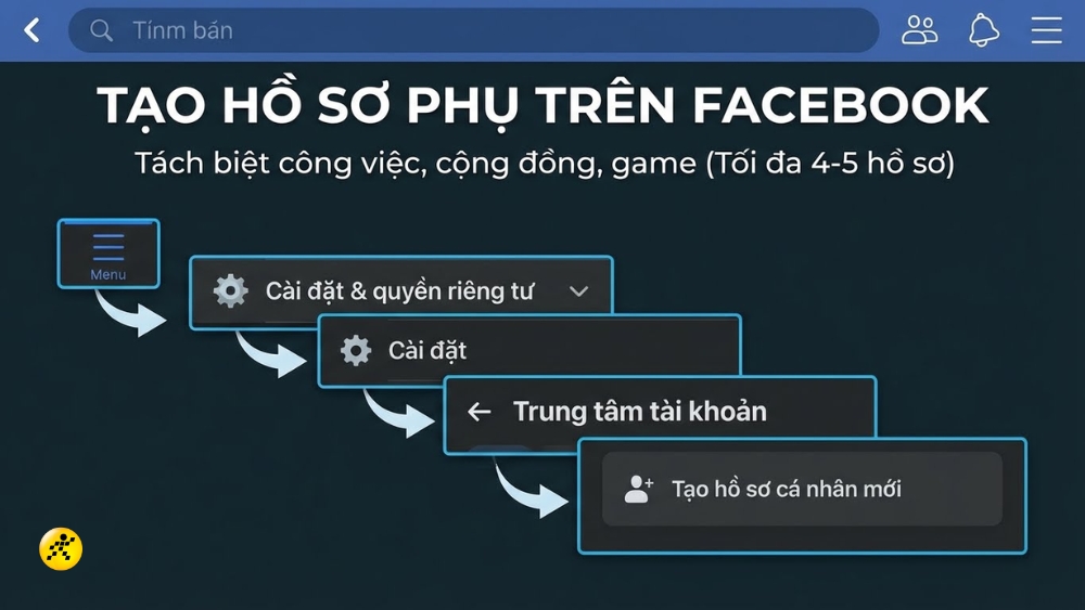 D&ugrave;ng t&agrave;i khoản phụ ch&iacute;nh chủ (Facebook Profiles)