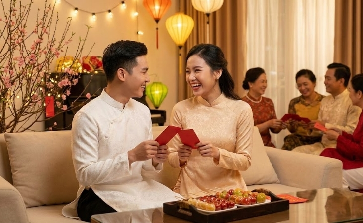 Lời chúc Tết ấm áp dành cho người yêu, vợ chồng