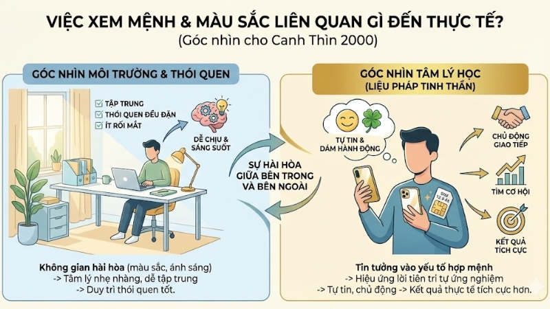 Mệnh và màu sắc không chỉ là chuyện phong thủy mà còn liên quan đến cách tạo môi trường sống Mệnh và màu sắc không chỉ là chuyện phong thủy mà còn liên quan đến cách tạo môi trường sống