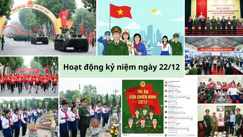 Hoạt động kỷ niệm ng&agrave;y 22/12
