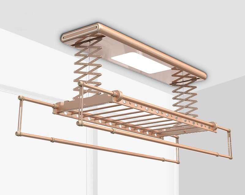 Giàn phơi thông minh giúp tiết kiệm diện tích ban công tối đa