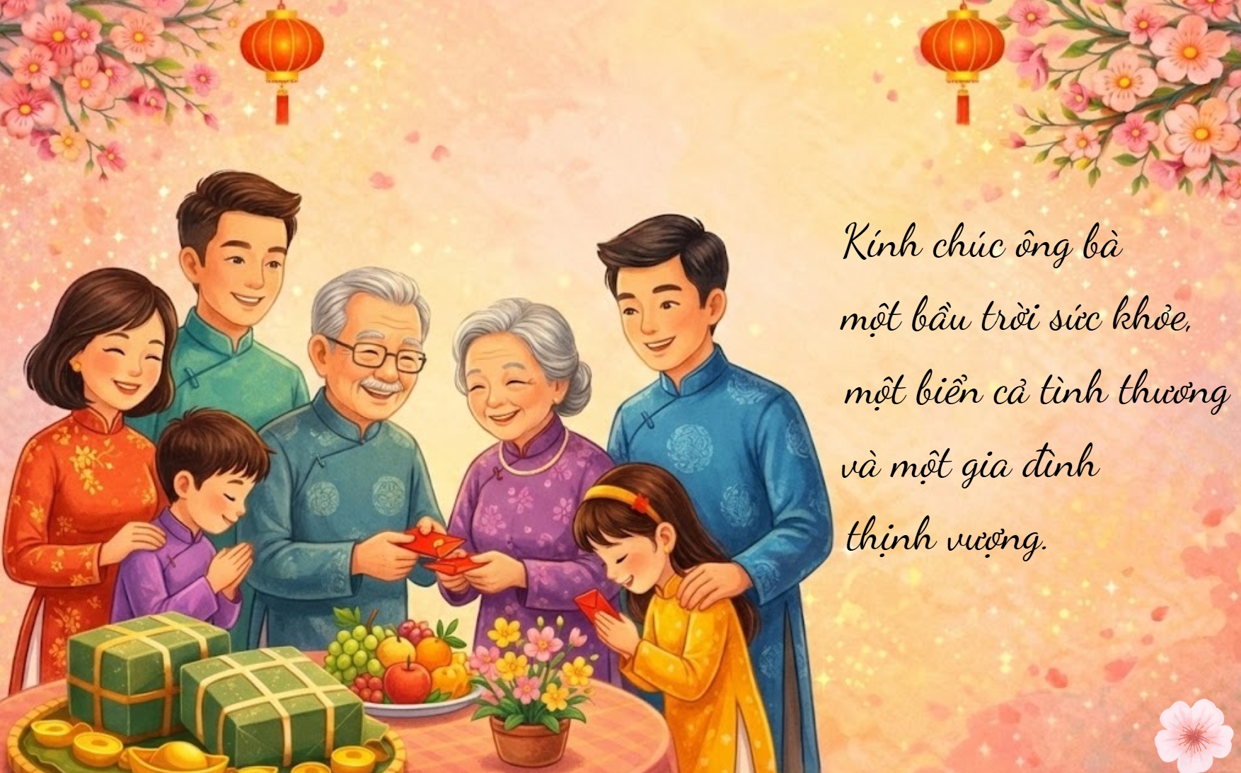 Những tấm thiệp với lời chúc hiếu thảo dành tặng đấng sinh thành