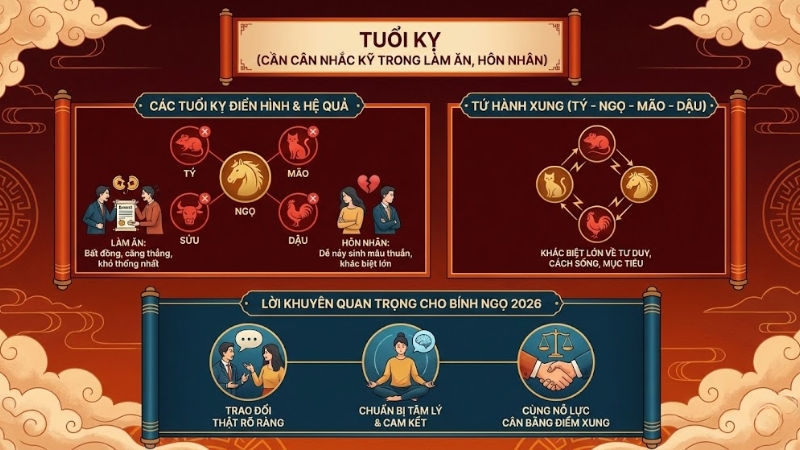 Ngọ dễ xung với Tý, phá với Mão, hại với Sửu Ngọ dễ xung với Tý, phá với Mão, hại với Sửu