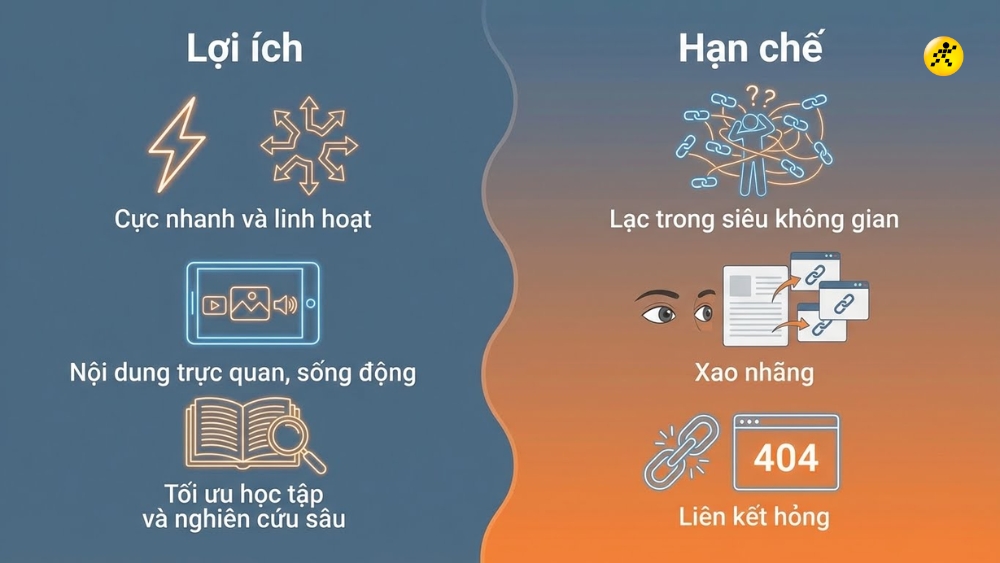 Ưu v&agrave; nhược điểm của si&ecirc;u văn bản