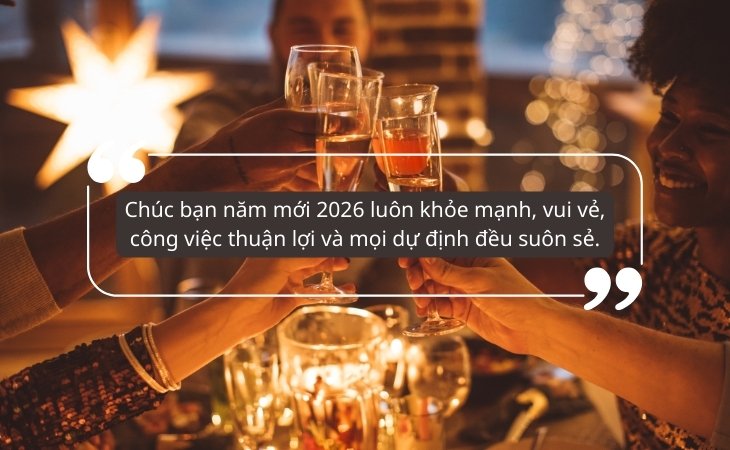 Hình minh hoạ cho Lời chúc năm mới cho bạn bè