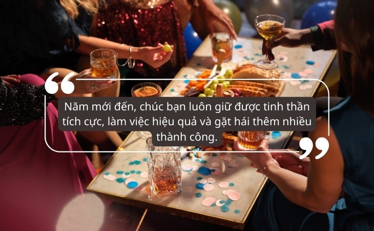 Hình minh hoạ lời chúc năm mới cho đồng nghiệp