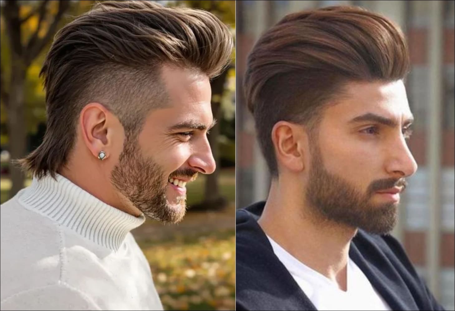 Tóc pompadour mullet lịch lãm dành cho các quý ông